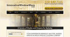 Desktop Screenshot of innovativewindowware.com